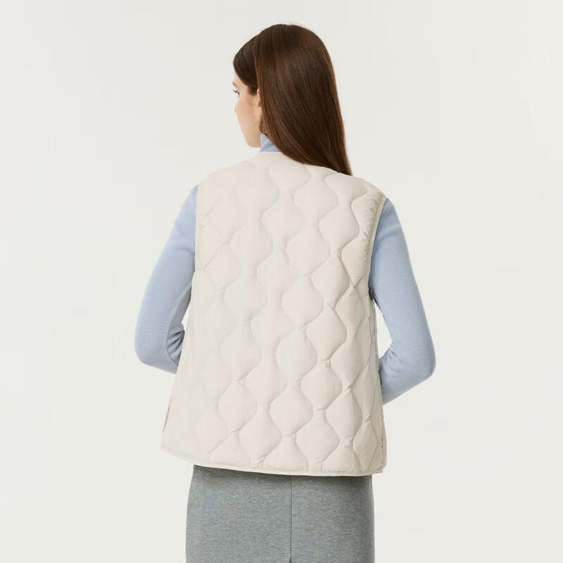 Tanboer Women's Lightweight V-Neck Down Vest (TB5330112D)