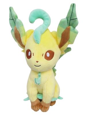 Sanei Boeki Pokemon КОЛЛЕКЦИЯ ВСЕХ ЗВЕЗД Лифеон Ш12 x Г10 x Плюшевая игрушка Pokemon PP123 (S) Высота 20,5 см