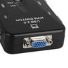 USB VGA KVM-переключатель Консоль 4-портовый Адаптер для ноутбука ПК Монитор Клавиатура Мышь Совместное использование