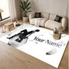 Custom Rug Harry Styles Pattern Print Name Text Soft Non‑Slip Floor Carpet for Home Indoor Decoration