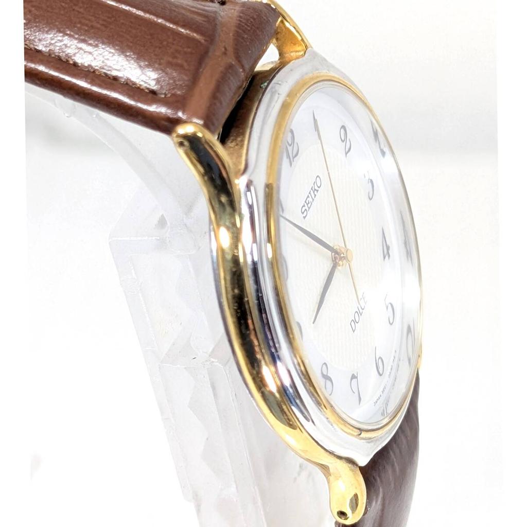 SEIKO Dolce Батарея и ремешок Рабочие мужские часы, Заменены, Состояние, S-97