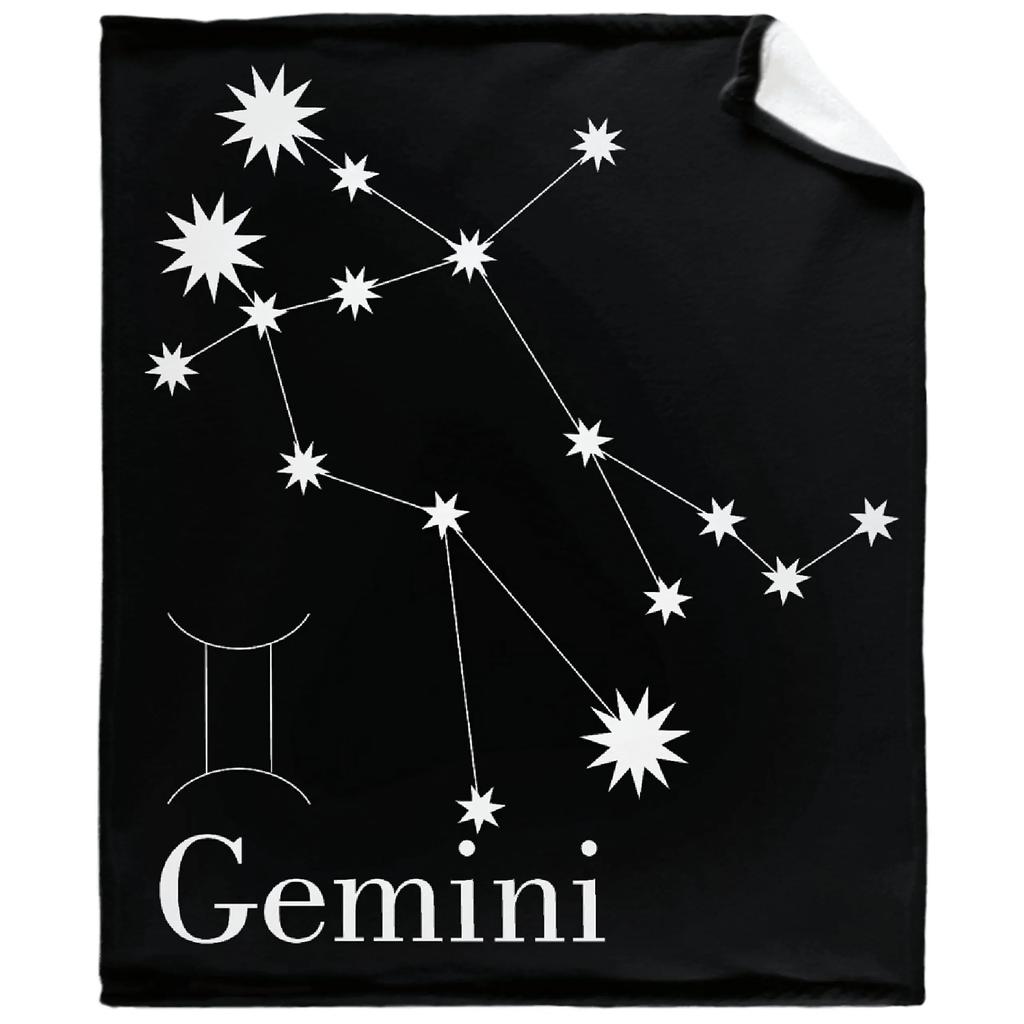 Constellation Blue Sky Throw Blanket Ultra Soft Lightweight Flannel Microfiber Constellation Lover Blanket Couch Bed Sofa Gifts