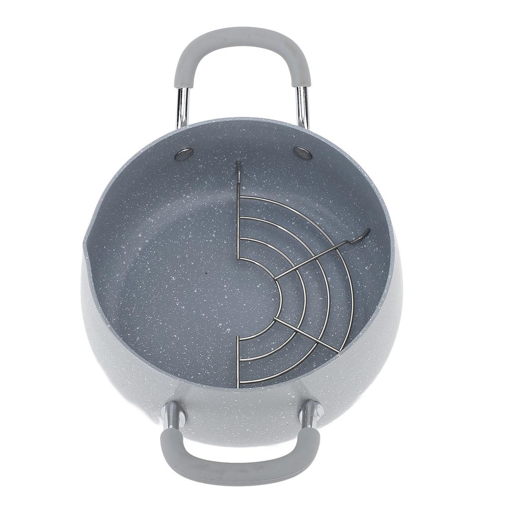 Японская фритюрница с двумя ручками, мини-сковорода с крышкой и подставкой для сушки масла для кухни