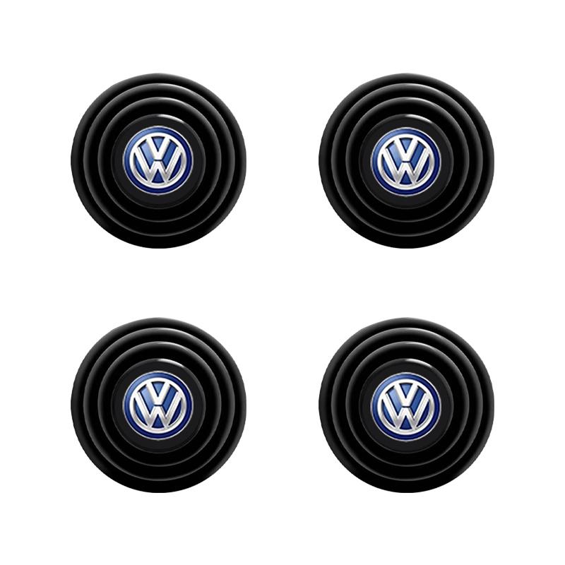Car Door Shock Absorber Cushion Gasket Soundproof Patch Emblem for VW Polo Passat B5 B6 B7 T4 T5 Golf 4 5 6 Tiguan Jetta Gol