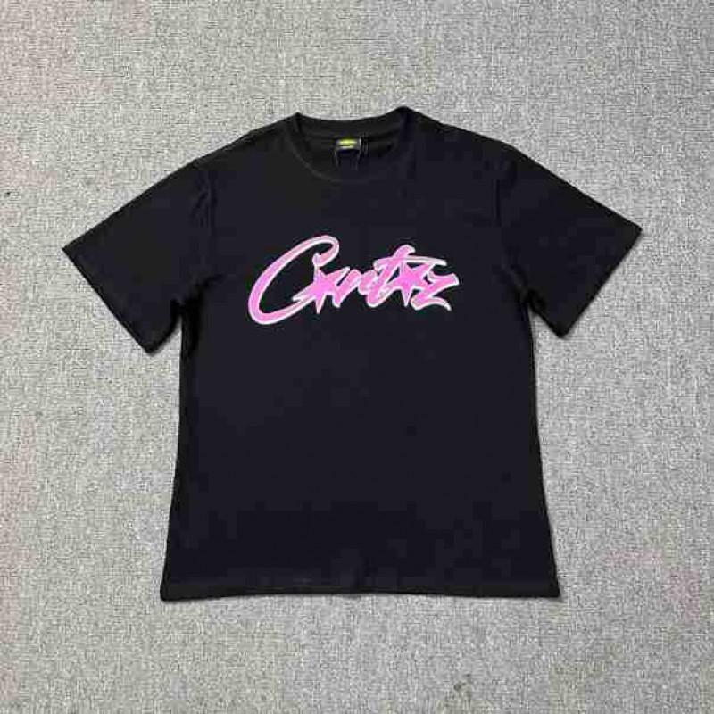Cortiez American Style Graphic T-Shirt Young Men Loose Fit Crew Neck Short Sleeve