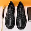 Популярные кожаные кроссовки Мужская весенняя повседневная спортивная обувь