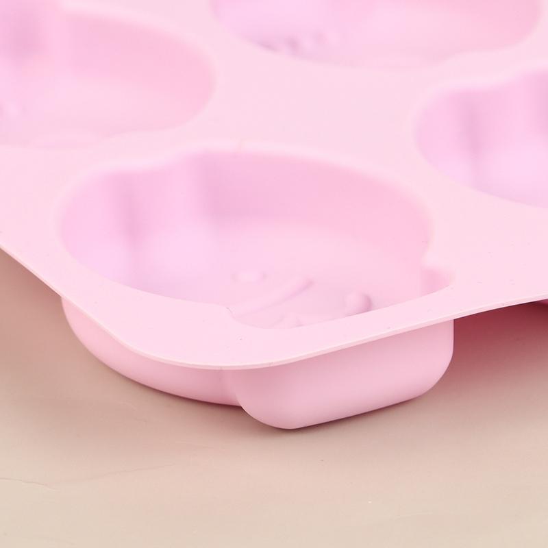 6 Holes Cartoon Small Fish Silicone Cake Mold Handmade Soap Mold Diy Chocolate Pudding Jelly Fondant Baking Cake Decorating Tool