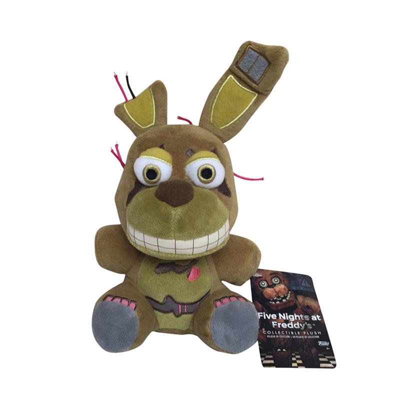 18 см FNAF мягкие плюшевые игрушки медведь Фредди Fazbear Foxy кролик Бонни Чика Peluche Juguetes 5 ночей с Фредди плюшевые игрушки подарки