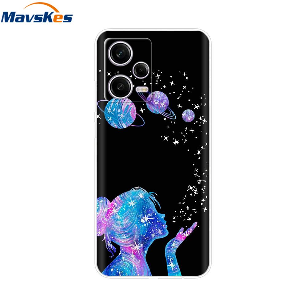 Чехол для Xiaomi Redmi Note 12 Pro 5G Прозрачная мягкая задняя крышка из ТПУ для Redmi Note 12 Pro Plus Note12 5G 4G Чехлы Cover Fundas