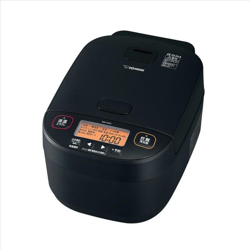 Zojirushi Rice Cooker Pressure IH Rice Cooker Cups Super Cook Black 5.5 NW-YA10-BA