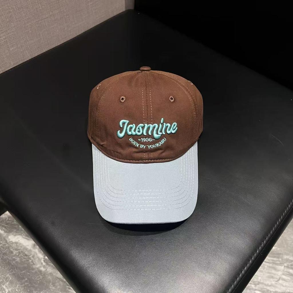 Цветное matching letter hat женская летняя для активного отдыха альпинизма мягкий верх бейсболка козырек солнцезащитный широкий козырек подчеркивает лицо маленькая кепка