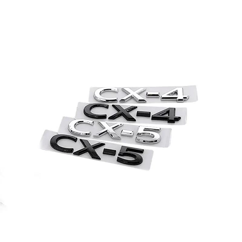 CX-4 CX-5 CX-7 CH-R эмблема автонаклейки для Mazda логотип CX4 CX5 CX7 CHR наклейка багажник ABS доработка замена логотипа автомобильная наклейка