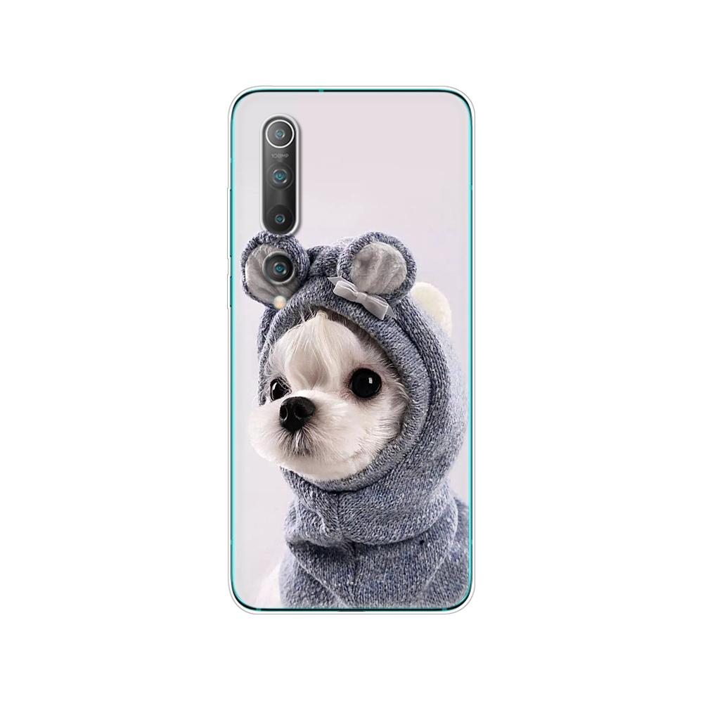 Силиконовый чехол для Xiaomi Mi 10, мягкий чехол из ТПУ на заднюю панель телефона для Xiaomi Mi 10 Pro Mi10 Etui 6,67 "полный защитный чехол-бампер