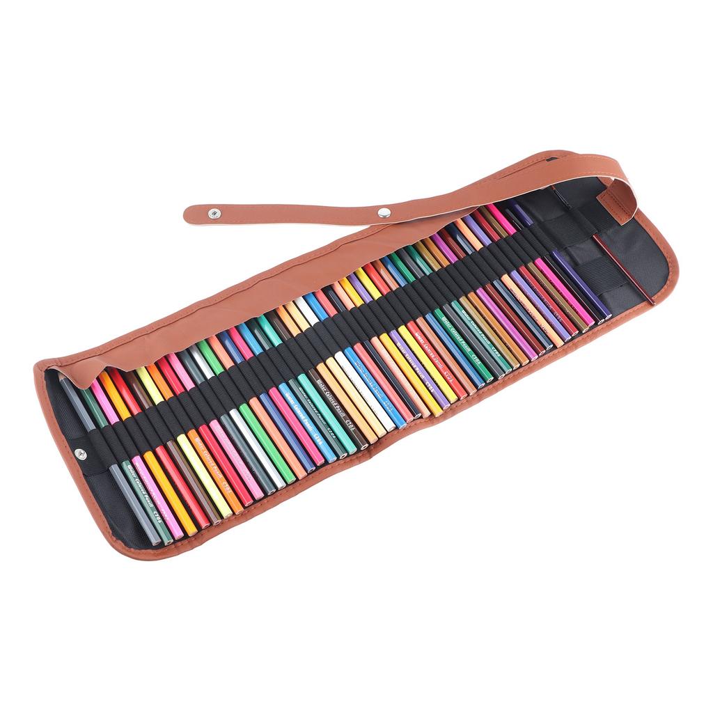 Colored Pencils 48 Colors Hexagonal Pen Holder Professional Coloring Pencils for Sketching Color Illustration