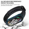 Чехол 2 в 1 + стеклянный полноэкранный бампер для Xiaomi Mi Band 7 6 5 4 NFC Watch противоударный чехол для Mi Band 7/7 NFC чехол для часов