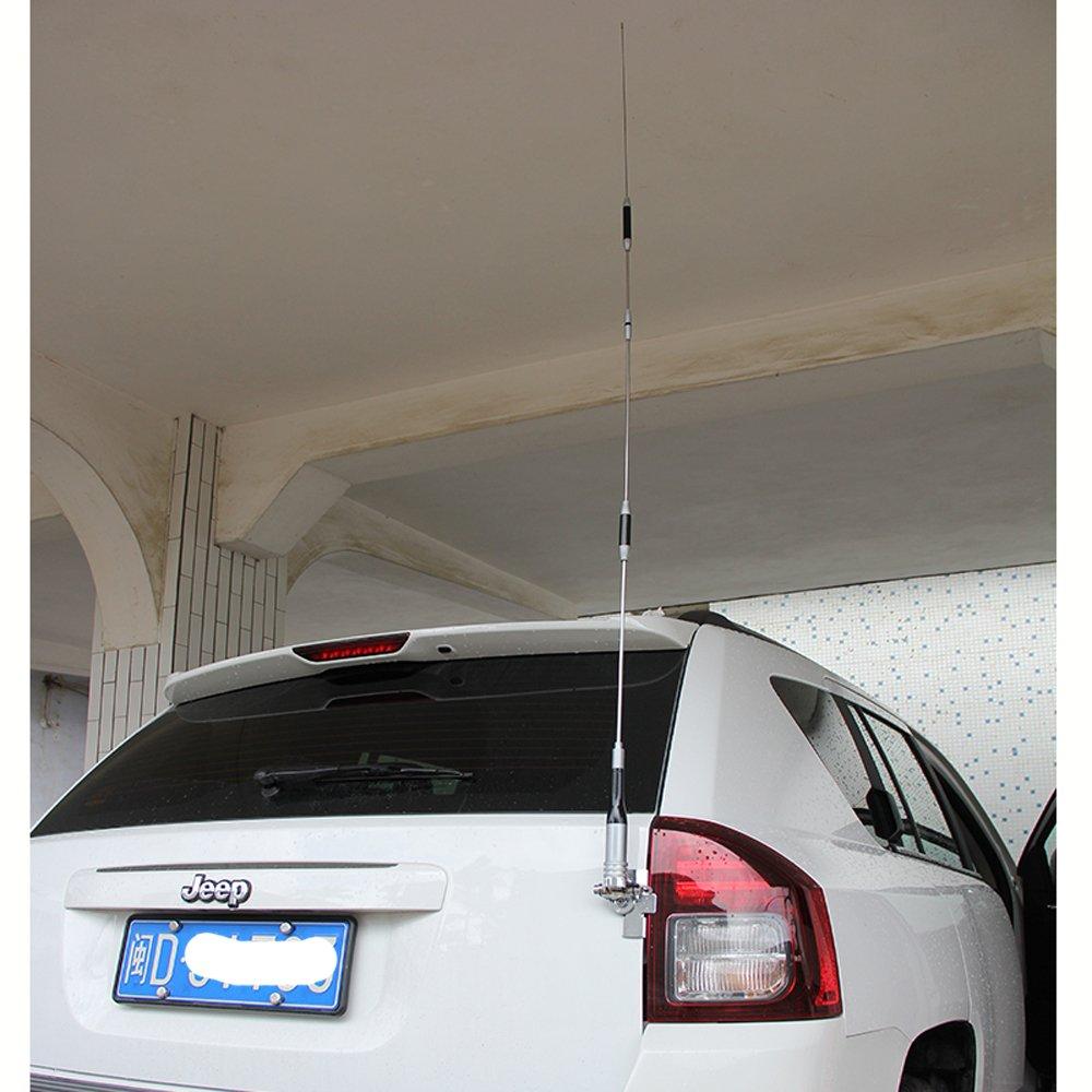 COOGUY Mobile Antenna Car High Gain Repeater Compatible Total Length 158cm 2 Band Amateur Radio Short SG-7900 144/430MHz