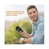 Mini Silent Fan, USB Rechargeable Portable Handheld Fan, 3 Wind Speeds, Office Travel Vertically Placed(Dark Black)