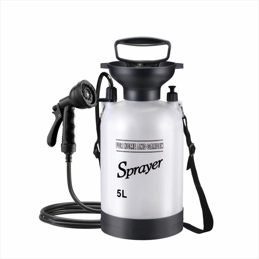 Hand‑Pump Hand Press Portable Shower Manual Air Pressure Sprayer Car Wash Tool Outdoor