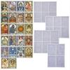 22 шт., силиконовые формы для карт Таро, кулон, брелок для литья из эпоксидной смолы, ремесло