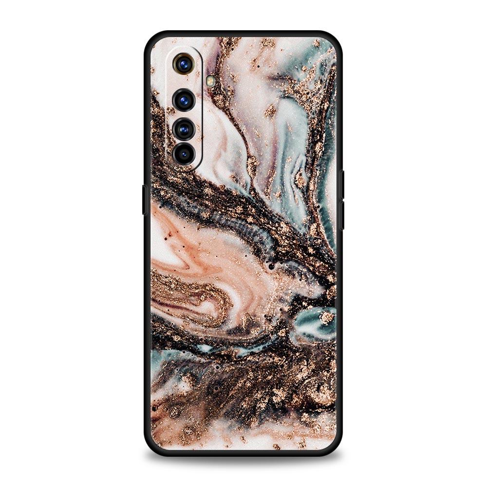 Винтажный мраморный чехол для Realme C67 C63 C55 C53 C35 C25 C21 GT 2 3 5 6 10 11 12 13 Pro Plus 5G Мягкий ТПУ чехол для телефона Fundas Capas