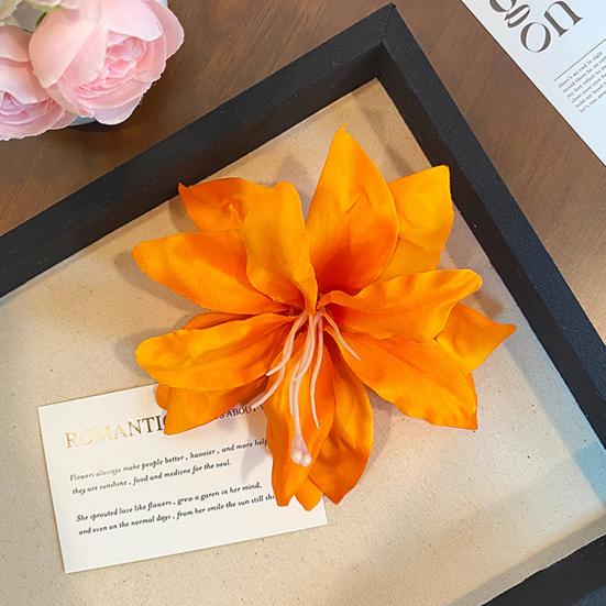 Заколка для волос с имитацией цветка, боковая челка, невыцветающая заколка, декоративная надежная женская заколка для волос, аксессуар для волос