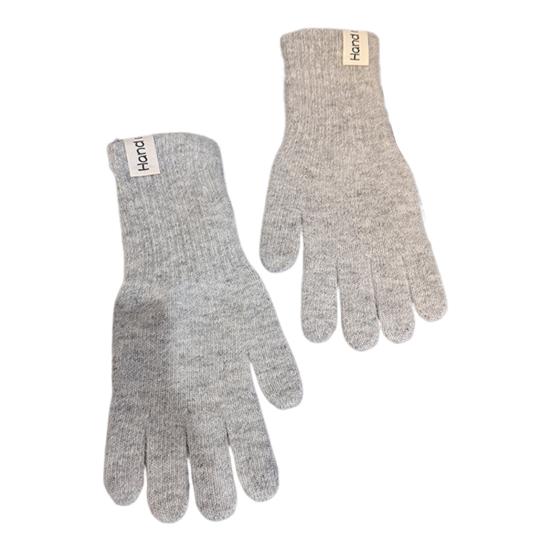 Зимние вязаные перчатки Эластичные теплые перчатки Однотонные перчатки с пальцами