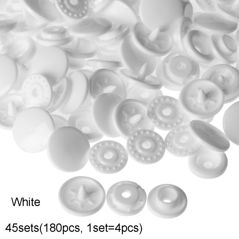 Sewing Accessories Plastic Scrapbooking transparent Press Button Fasteners Snap Buttons