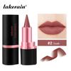 Waterproof Tapered Gradient Lip Liner Multi-functional Matte Purple Gradient Lipstick Non Sticky Lipliner Crayon Liner Pencil