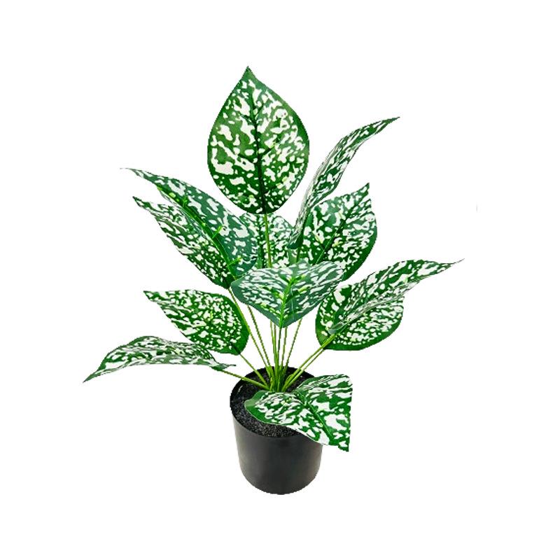 Nordic Monstera Artificial Plants - 12 Heads for Indoor/Outdoor Decor, Wall Art, and Landscaping