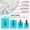 1Pc Custom Name Text Floral Pattern Flannel Blanket Suitable for Living Room Bedroom Dorm Decor Home Office Lounge Perfect Gift