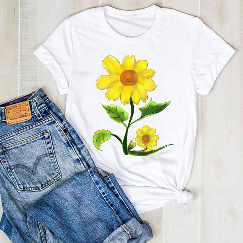 Womens Tshirt Summer Butterfly Cute Fashion 90S Print Ladies Tee Female Top Shirt Clothes Graphic Lady Tops Clothing