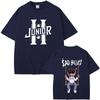 Футболки Junior H Sad Boyz, унисекс, Harajuku, с круглым вырезом и коротким рукавом, для фанатов, повседневные мужские футболки, летние хлопковые футболки