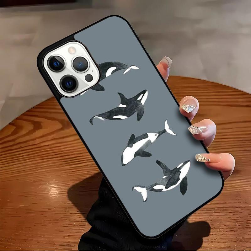 Чехол для телефона Косатки Косатки Для iPhone 17 Air 16 15 14 13 12 11 Pro Max Max Plus Бампер Чехол Покрытие