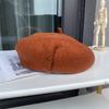 Осень И Зима Австралийская Шерсть Шерстяная Шляпа Женская Литературная Универсальная Складная Медная Пряжка Шляпа Художника Трехмерная Утолщенная Шляпа-Бутон