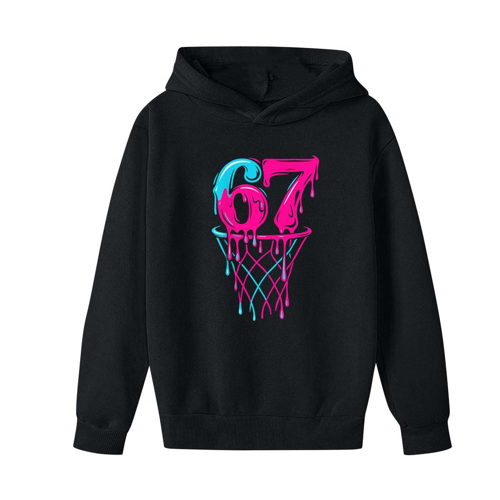 Толстовка с капюшоном для мальчиков с принтом, с длинным рукавом, повседневная спортивная удобная толстовка