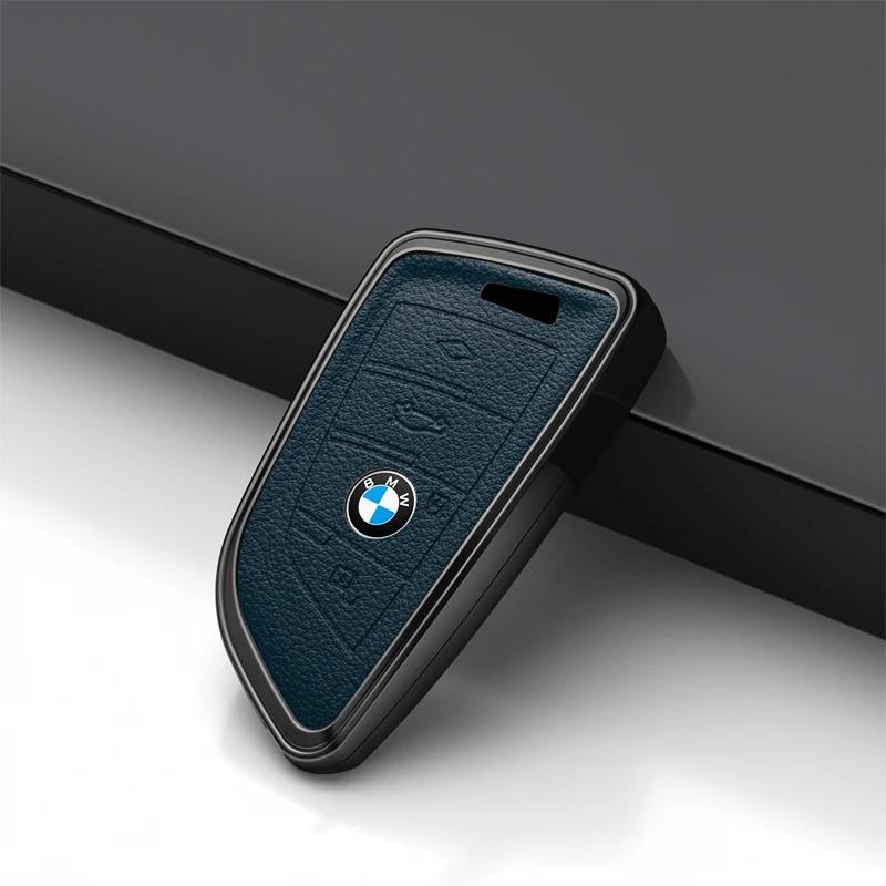 Car Key Case for BMW 216i F46 X1 X2 X3 X5 X6 GT 2 5 6 7 Series 3 4 Buttons Smart Keyless Remote Control Fobs Protector Cover UG6