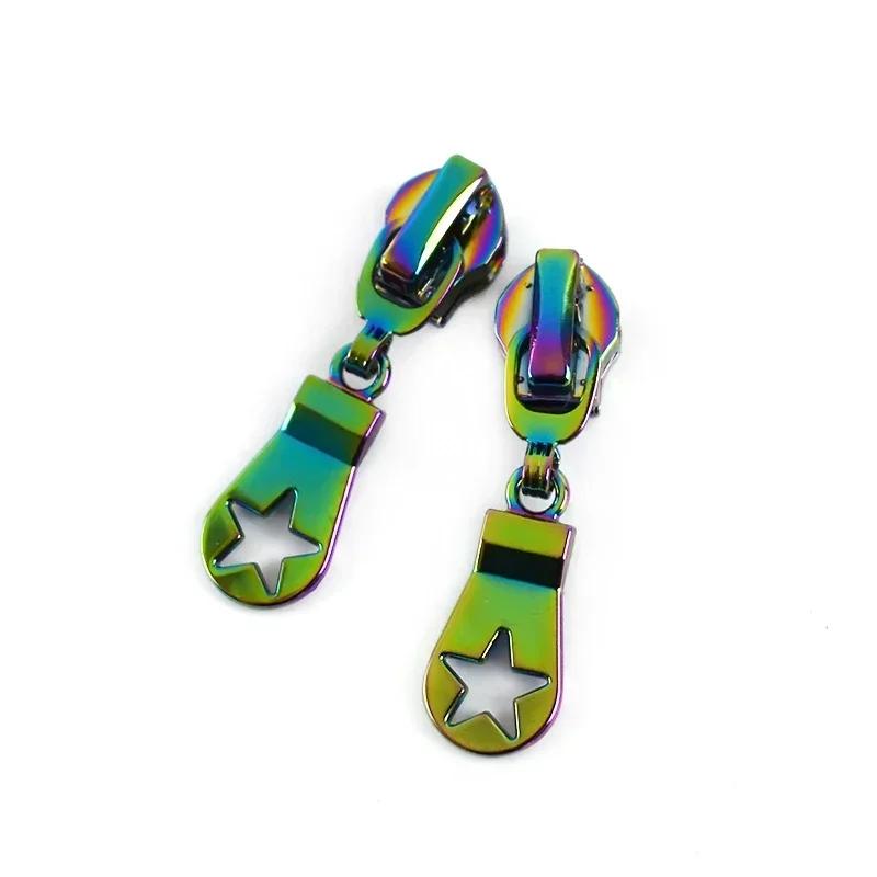 Meetee 5/10/20 шт. 5# Бегунок для молнии для нейлоновых молний Пластиковые спиральные молнии Головки бегунка Ремонтные наборы DIY Швейные аксессуары для одежды