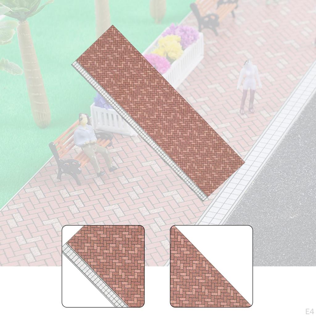 Сделай сам Миниатюрный Кукольный Домик Напольное Покрытие, Декоративное Микропокрытие, Узоры, Плитка для Мебели в Прихожей