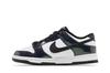 Женские кроссовки Nike Dunk Low SE Just Do It Иридиевые (Женский) Черный/Черный/Многоцветный/Белый