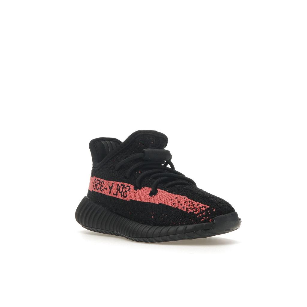 Adidas Yeezy Boost 350 V2 Infants Красные детские кроссовки Black Core-Black HP6587