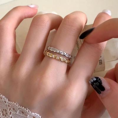 Минималистичный корейский дизайн кольца-ромба с цирконом кольцо на указательный палец