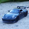 1:32 Porsche 911 GT3 суперкар, модель автомобиля из сплава, литье под давлением, металлическая игрушечная машина, звук и свет, детские игрушки для мальчиков, коллекционные подарки