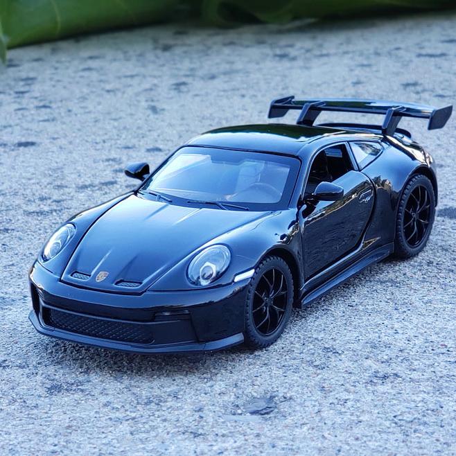 1:32 Porsche 911 GT3 суперкар, модель автомобиля из сплава, литье под давлением, металлическая игрушечная машина, звук и свет, детские игрушки для мальчиков, коллекционные подарки