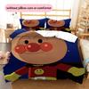 Anpanman Autumn Bedding Set Duvet Cover Pillowcase No Filler, Soft Home Bedroom Decor, Perfect Gift for Fans.chl
