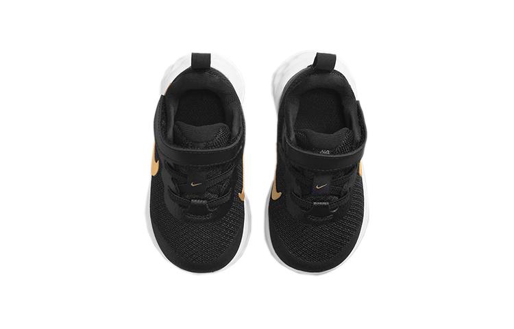 Kids' Sneakers Nike Revolution 6 TD 'Black Metallic Gold'