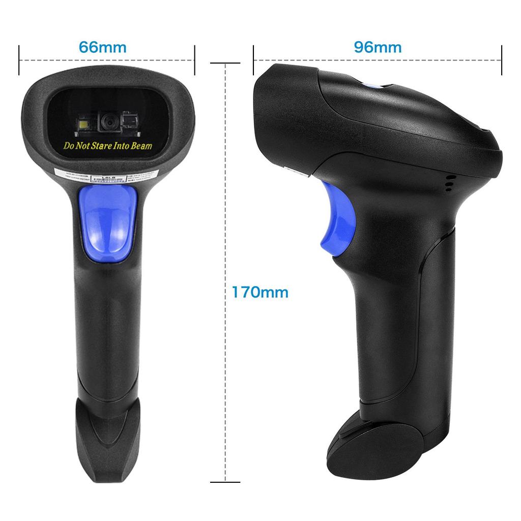 NETUM Bluetooth Wireless Barcode Scanner for 1D/2D Codes – Retail & Supermarket Self-Induction