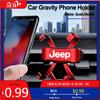 Cup Holders Car Phone Holder Air Vent Clip Mount Stand Accessories For Jeep Wrangler JL JK Renegade Grand Compass Gladiator Cher