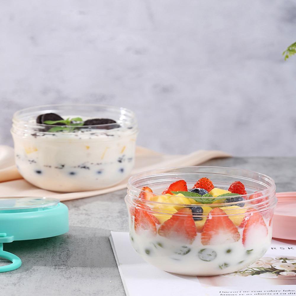 Leak Proof Oatmeal Cup Food Grade Yogurt Jar BPA Free Salad Cup  Breakfast