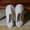 Women's Cotton Foldable Indoor Slippers - Cloth Bottom, Closed Toe, Quiet & Artful Design for All Seasons
