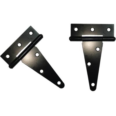 Т-образная петля для тяжелых условий эксплуатации, Т-образная петля для сарая, петля для ворот, петля для забора амбара, петля для двери, кованая петля из нержавеющей стали, все размеры, черная